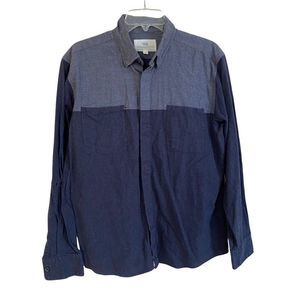 W.R.K. MATTEO GOTTARDI LG BRUSHED COTTON Hidden BUTTON-DOWN LONG SLEEVE SHIRT